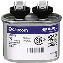 GE Z97F5504-4 uf MFD 370 Volt VAC Genteq® Replacement Oval